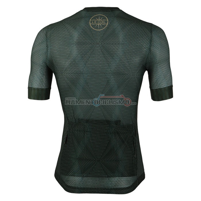 Abbigliamento Ciclismo Le Col Manica Corta 2020 Scuro Verde